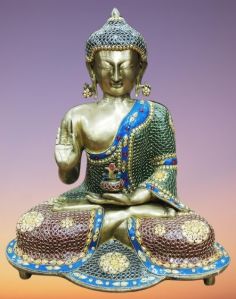 Brass Buddha idol