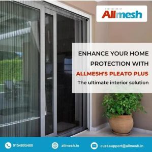 Pleated Mosquito Mesh Door