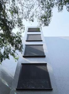 Aluminum Pleated Mesh Window