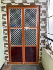 Aluminium Grill Mesh Door