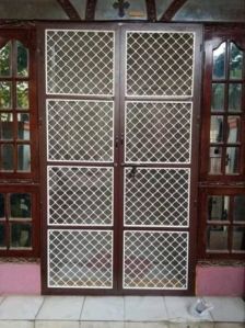 Aluminium Grill Mesh Door