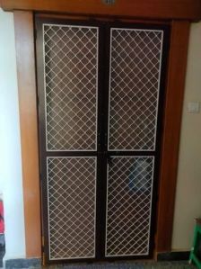 Aluminium Grill Mesh Door