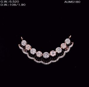 AUMS180 Ladies Diamond Mangalsutra Pendant