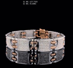 GBR046 Diamond Gents Bracelets