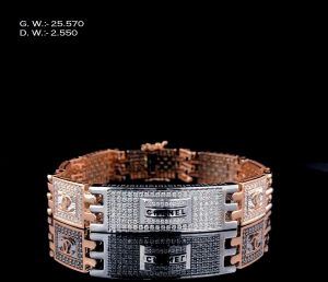 GBR049 Diamond Gents Bracelets