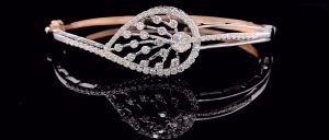 LBR183 Ladies Stiff Diamond Bracelet