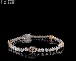 LBR193 Ladies Tennis Diamond Bracelet