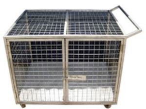 stainless steel cage trolley