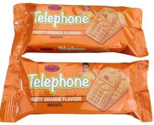 Orange Flavoured Telephone Biscuits