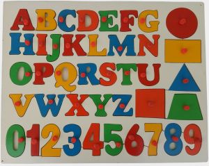 TE-07 ABC Capital Alphabet With Number Puzzle