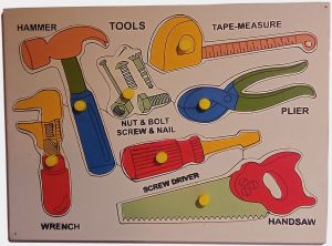 Wooden Tool Tray Puzzle