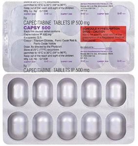 500mg Capsy Tablets