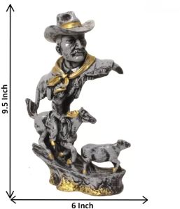 Hunter Horse Decorative Sculpture 9.5 Inch