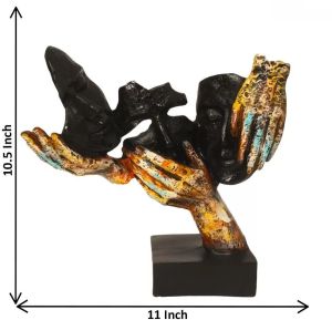 Modern Face Look Statue Showpiece 10.5 Inch ( 27 cm )