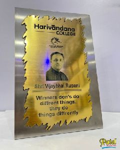 modern aluminium memento award