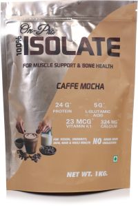 1KG POUCH 100% ISOLATE CAFFE MOCHA