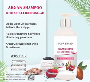 ARGAN SHAMPOO WITH APPLE CIDER VINEGAR