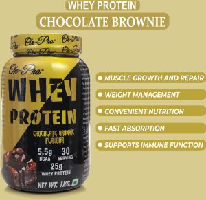 WHEY PROTEIN CHOCOLATE BROWNIE POWDER