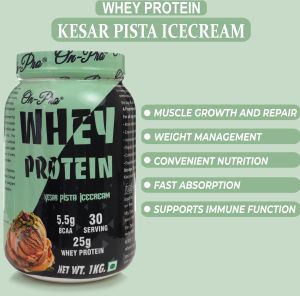 WHEY PROTEIN KESAR PISTA ICECREAM POWDER