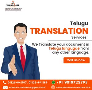 Telugu Translation Services Delhi