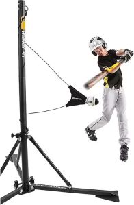 Portable Baseball Training-Station Swing Trainer with Stand