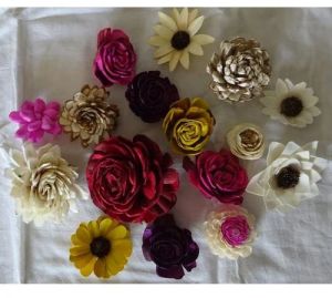 8cm Multicolor Sola Wood Flower