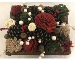 8cm Multicolor Sola Wood Flower
