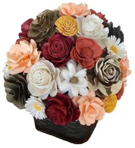 8cm Multicolor Sola Wood Flower