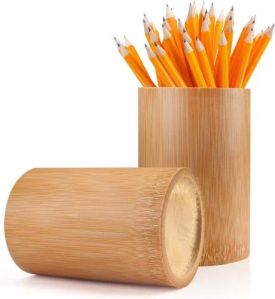 bamboo pen holder