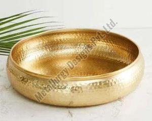 Brass Hammered Bowl