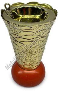 Golden & Red Incense Burner