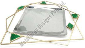 Intersecting Hexa Stylish Serving Tray
