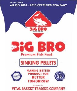 25 kg Big Bro Sinking Pellers Fish Feed