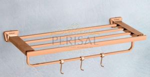 Groovy Rose Gold Towel Rack