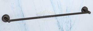 Prisma Black Towel Rod