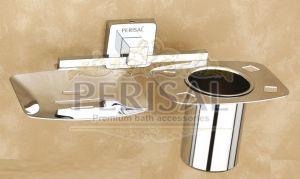 Mostera CP Soap Dish & Tumbler Holder