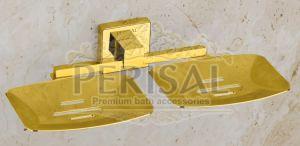 Mostera Gold Double Soap Dish