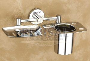 Prisma CP Soap Dish & Tumbler Holder