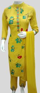 ladies printed suit