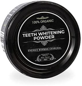 Activated Organic Bamboo Charcoal Teeth Whitening Powder