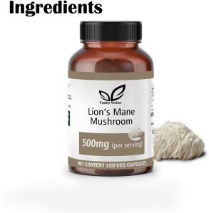 Lion\'s Mane Mushroom 500 mg Capsules