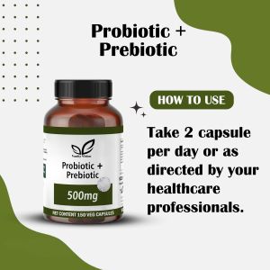 Probiotic+Prebiotic 500mg Capsules