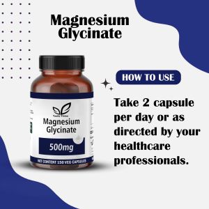 Magnesium Glycinate 500mg Capsules