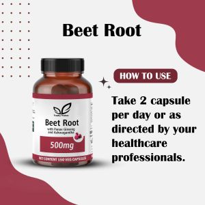 Beet Root 500mg Capsules