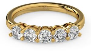 5-Stone Round Vows Lab Grown Engagement Diamond Ring