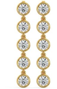 Classic Diamond Drop Earrings