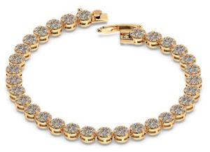 Cluster Lab Grown Diamond Bracelet