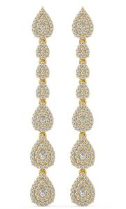 Sparkling Lab Grown Diamond Drop Earrings