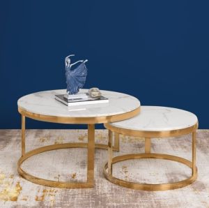 White Marble Round Table