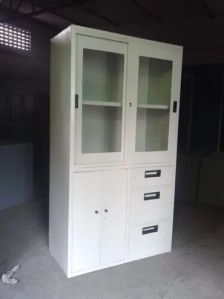 Steel And Glass Door Cupboard